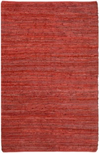 Matador Leather Chindi Red Rug Rug Size: 8' x 10'