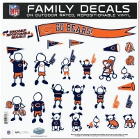 NFL Chicago Bears Large Family Decal Set