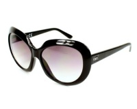 Just Cavalli JC 256S/S 01B Black Oversized Square Sunglasses