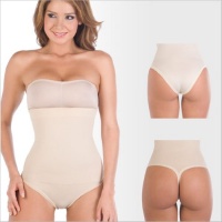 Shapewear Lycra - Nylon Body Braless Strapless Thong type corset Waist Cin...