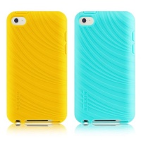 Belkin F8W012ebC02-2 Essential 023 Case for Apple iPod Touch 4G - 2 Pack - Golden Gardens/Fountain Blue