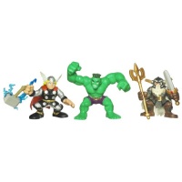 Marvel Super Hero Squad Movie Pack With Thor Hulk And Odin