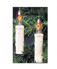 Kurt Adler 7-Light Flicker Flame Candle Light Set