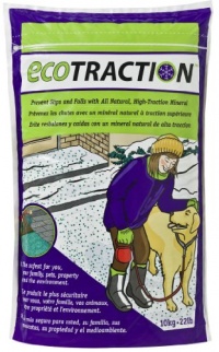 EcoTraction ET10R All Natural Volcanic Mineral Ice Traction Granules - 22 Pound Bag