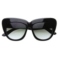 Oversized High Fashion Designer Inspired Bold Cat Eye Sunglasses Cateyes