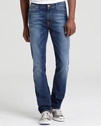 Faded for a classic look, these jeans bring your inner rebel to the fore with a trim, modern fit.