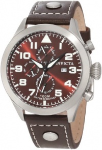 Invicta Men's 0352 II Collection Brown Leather Watch