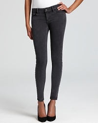 Subtle studs and a super-skinny fit add just the right amount of edge to these SOLD design lab jeans.