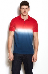 Armani Exchange Mens Dip Dye Polo