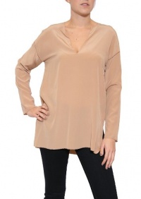 Women's Vince Picot Popover Tunic in Pale Pecan