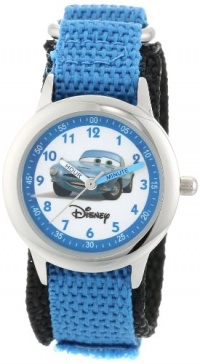 Disney Kids' W000096 Cars Stainless Steel Time Teacher Watch