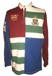 Polo Ralph Lauren Men's Multi Color Long Sleeve Rugby Shirt