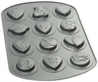 Wilton Valentine 12 Cavity Nonstick Cookie Pan