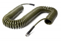 Water Right PCH-075-MG-4PKRS 75-Foot x 3/8-Inch Polyurethane Lead Safe Coil Garden Hose - Olive Green