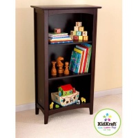 KidKraft Avalon Three-Shelf Bookcase - Espresso