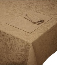 Lauren Ralph Lauren Table Linens, Suite Paisley 60 x 144 Tablecloth Camel