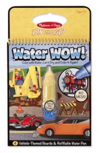 Melissa & Doug Water Wow Coloring Book - Vehicles