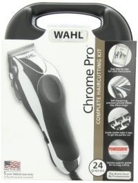 Wahl 79524-2501 Chrome Pro 24-Piece Haircut Kit