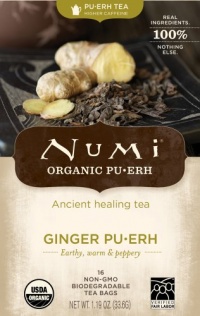 Ginger Pu'erh Tea Bags, 16-Count