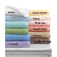 Martha Stewart Collection Bath Towels, Plush Hand Towel Ivory