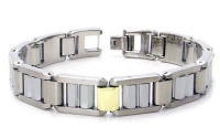 Dolan Bullock Austria Tungsten 18K Gold Titanium Steel Bracelet