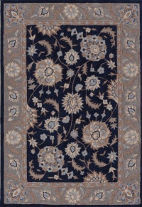 Dalyn Rugs Galleria Gl 5 Navy, 8-Feet by 10-Feet