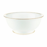 Lenox 100110402 Federal Gold Serving Bowl, White