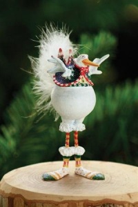 Patience Brewster Mini Bernie Snowbird Ornament