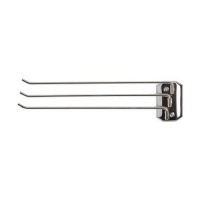 Decko #38190 Swing Arm Kitchen Towel Rack, Chrome