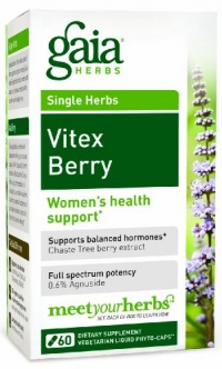 Gaia Herbs Vitex Berry, 60 Liquid Phyto-Capsules