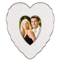 Lenox Picture Frame, Opal Innocence Heart 4 x 6