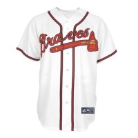 MLB Atlanta Braves Home Replica Baseball Youth Jersey, White