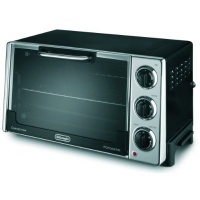 DeLONGHI Convection Oven w/Rotisserie, 12.5-Liter, 0.5 cu. ft., Black