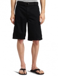 Kenneth Cole New York Men's Cargo Short, Black, 30