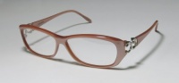 ORIGINAL - designer/brand: BOUCHERON tyle/model: 72 56-12-125 color: ROSE BEIGE material: PLASTIC & PALLADIUM PLATED LOGOS 100 RXABLE PRESCRIPTION READY EYEGLASSES/EYE GLASSES/FRAMES - womens/ladies/girls