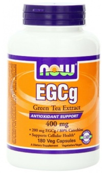 NOW Foods EGCg, Green Tea Extract,  400mg, 180 Vcaps