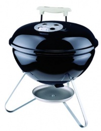 Weber 10020 Smokey Joe Silver Charcoal Grill, Black