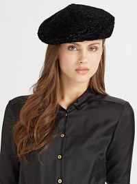 Classic felt beret for a timeless chic look.80% acrylic/20% polyester Specialist clean only Made in USA of imported material 