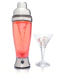 Cause a stir. Simply press its button and the Rabbit cocktail mixer from Metrokane blends a delicious drink in 15 seconds or less. A guaranteed crowd pleaser!