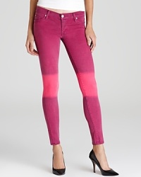 A bold ombré print adds a unique look to these Hudson jeans--the striking skinnies that will have people talking.