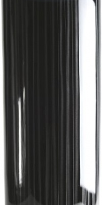 Orrefors 6905888 Slowfox Black Grass Crystal Vase, 400 Pieces, 18-7/8-Inch Tall