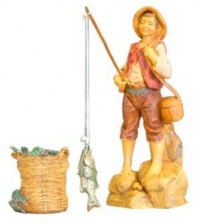 Fontanini JACOB FISHERMAN Figurine 5 Inch Series