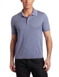 Perry Ellis Men's Short Sleeve Polo with Tipping