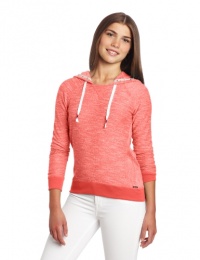 Roxy Juniors One Luv Sweatshirt, Hot Rose, X-Large