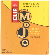 Clif Mojo Bar, Honey Roasted Peanut, 24 Count