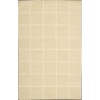 Nourison Westport Squares Ivory 3.6-Feet by 5.6-Feet 100% Wool Area Rug