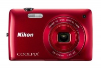 Nikon COOLPIX S4200 16.0 MP Digital Camera - Red