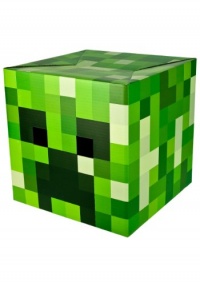 Official Minecraft Creeper Head Cardboard Mask 12 Inches By 12 Inches