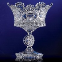 Godinger 3595 Royalty Crystal Bowl with Pedestal