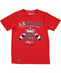 LRG Resolutionary T-Shirt (Sizes 8 - 20) - red, 10 - 12